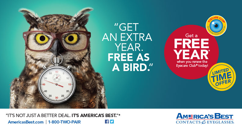 Direct Mail Postcard - "Free As A Bird"